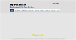 Desktop Screenshot of mypetbutlertx.com